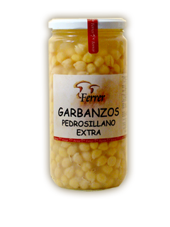 Pois chiches Pedrosillanos (pot en verre de 660 g) - Ferrer